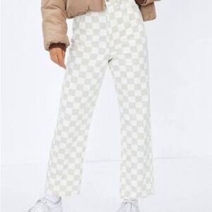 Glassons Cream High-Rise Jeans